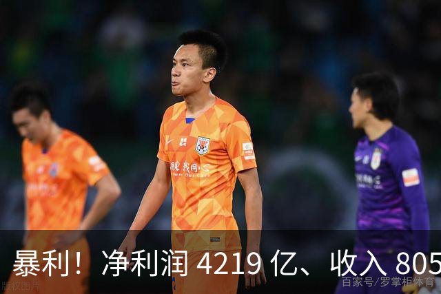 暴利！净利润 4219 亿、收入 8055 亿